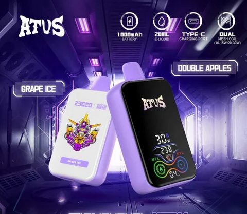 100% Original Atvs 25000 Puffs 25ml E-Liquid Disposable E Vapes