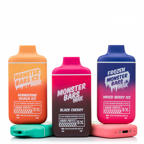 Monster Bars Max 6000 Puffs Disposable Vape Kit 12ml