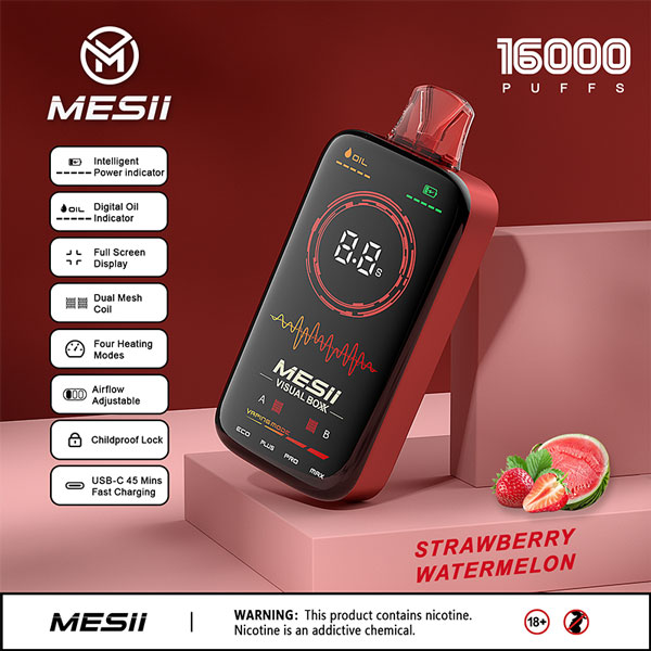 MESII Visual Boxx Strawberry Watermelon Disposable Vape