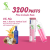 Supbliss Oxo Disposable Vape Pen 3200 Puffs 8ml Vertical Coil Vapes