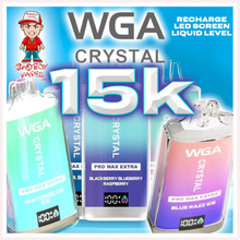 Crystal WGA 15000 15K Display Screen 20ml E-Liquid Disposable Vape
