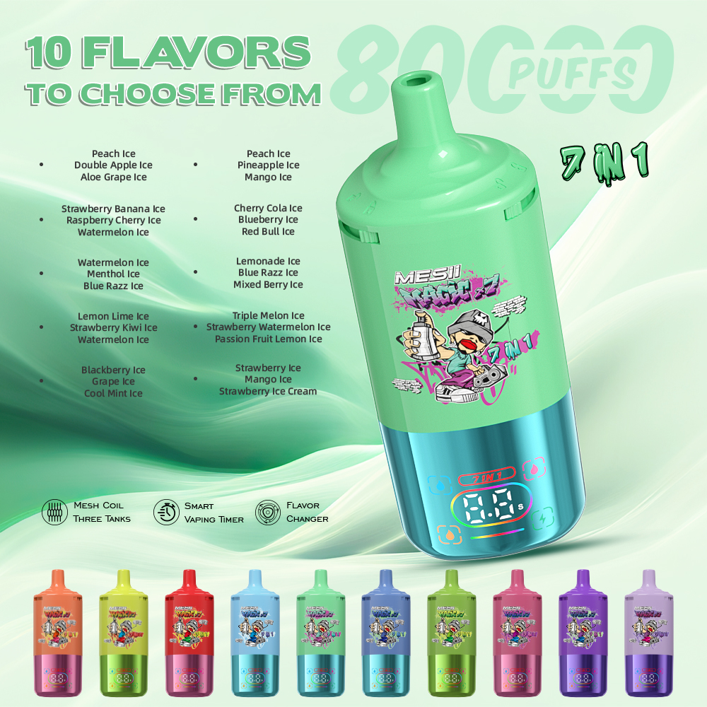Mesii Vape Magic X7 7 in 1 Disposable Vape 