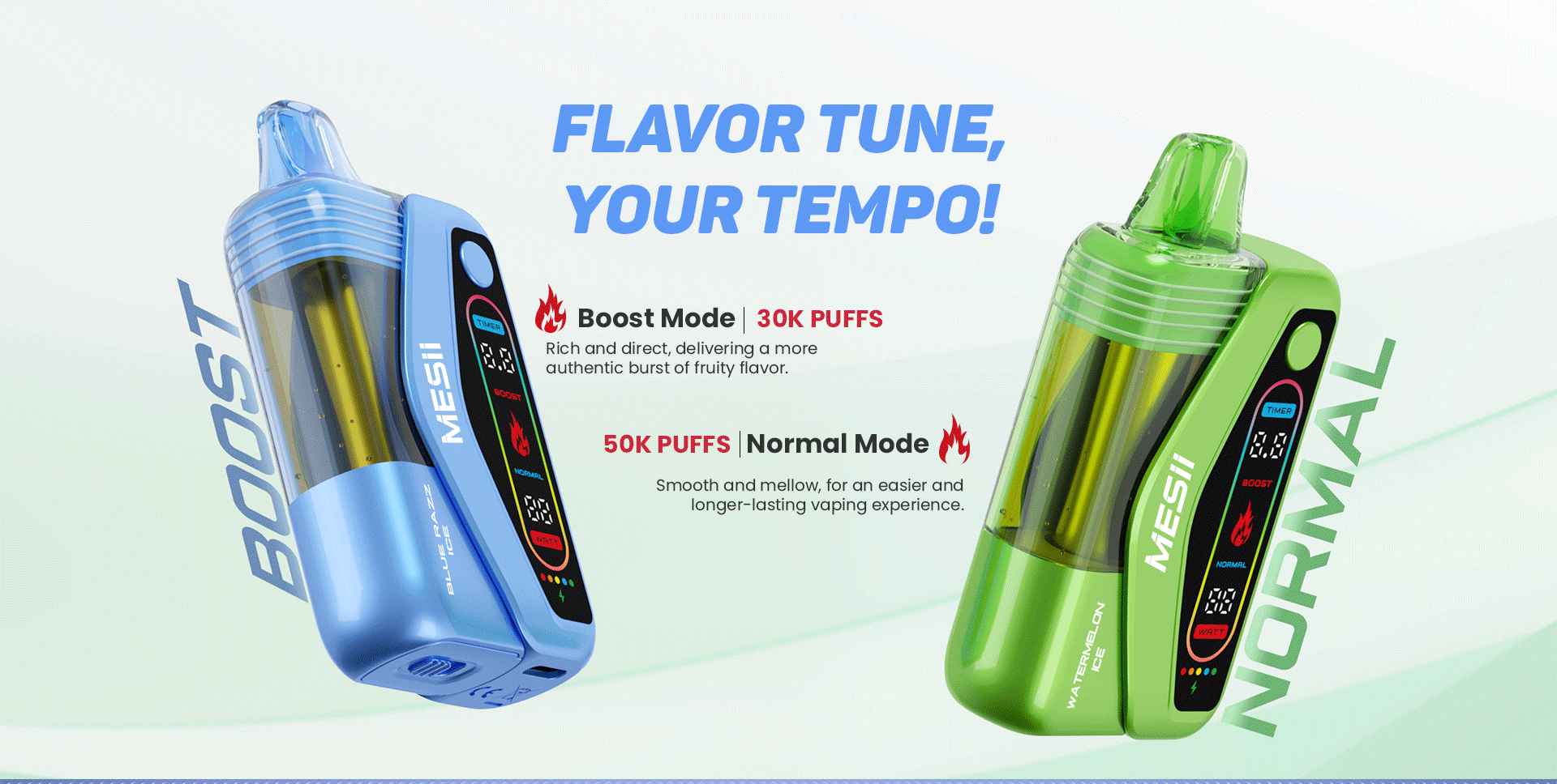 06 MESII VAPE VISIBEL TANK CLEAR