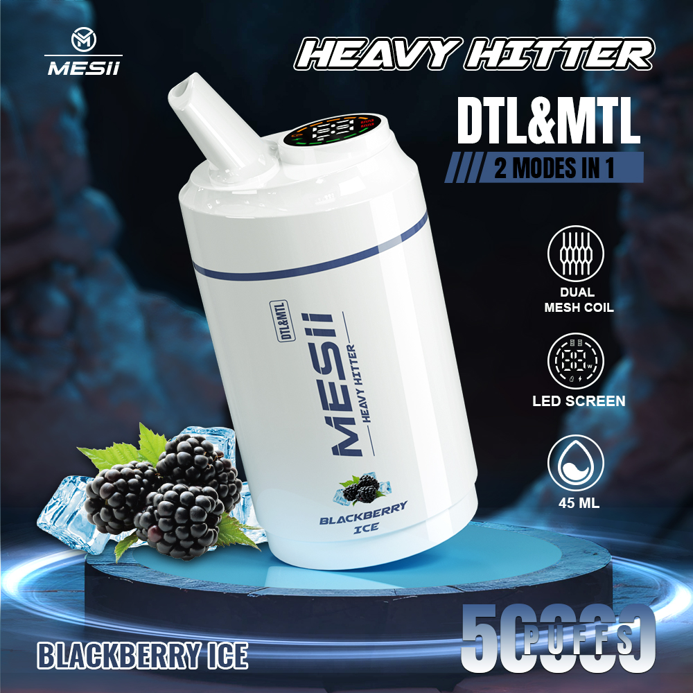 Shisha Hookah Mesii 50000 Puffs 50K DTL&MTL Vapes In Stock