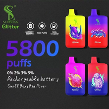 Hot Selling Disposable Vape Pen with Supbliss Glitter 5800 Puffs Disposable E-Cig