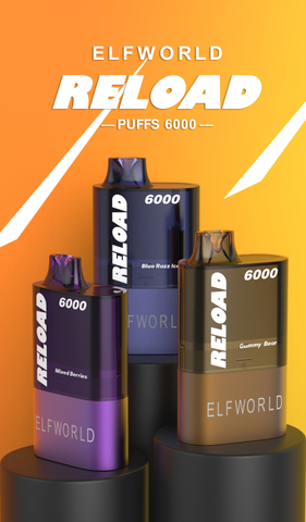 Elf World 6000 Puffs Reload Kit Disposable Vape Wholesale $4.52