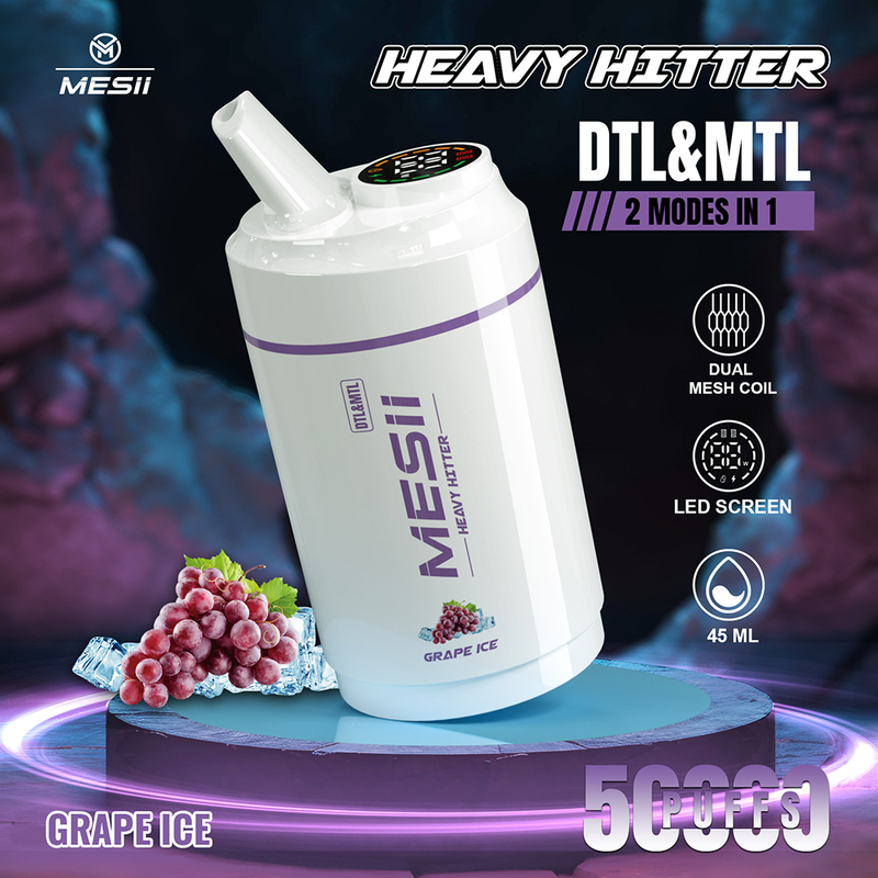 Shisha Hookah Mesii 50000 Puffs 50K DTL&MTL Vapes In Stock