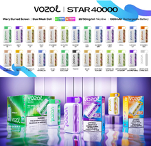 Vozol Star In Eu 40000 Puffs 5% Nicotine Vape