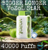 Vozol Star 40000 Puffs 5% Nicotine 26 Flavors Vape Eu Warehouse