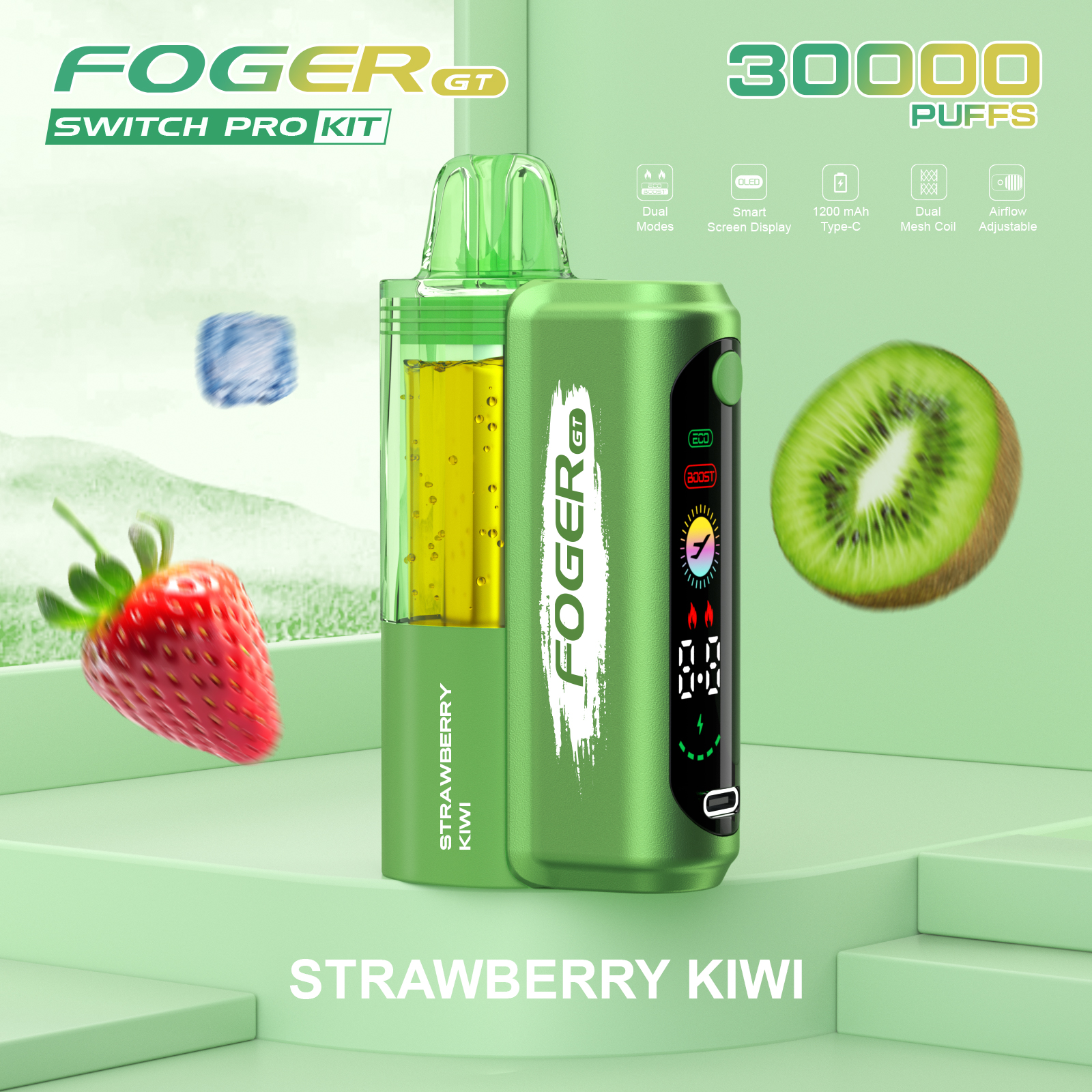 Foger Gt Switch 30000 Puffs 0-5% Nicotine Pods Kit Vapes