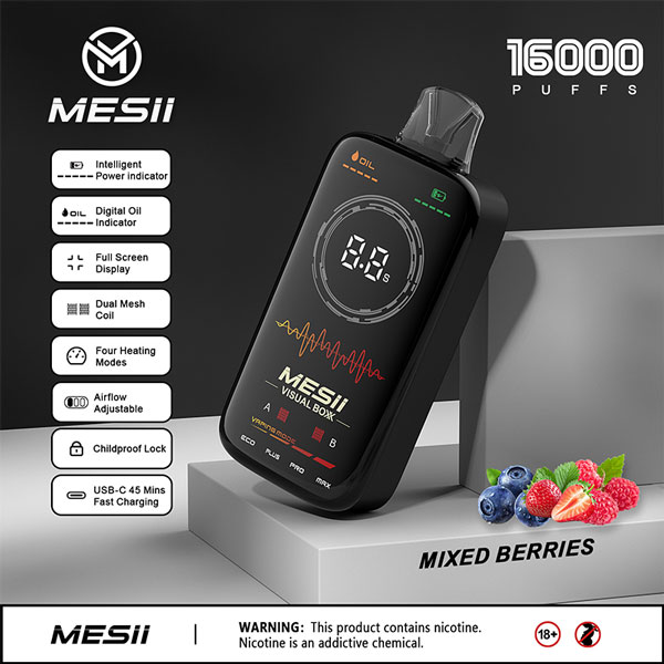 MESII Visual Boxx Mixed Berries Disposable Vape