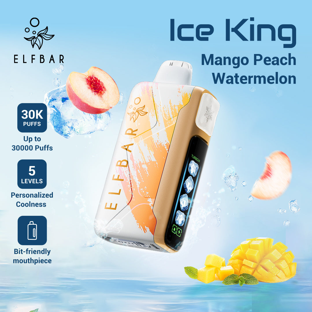 Eu Warehouse Elfbar Ice King 30000 Puffs Control Ice Vape