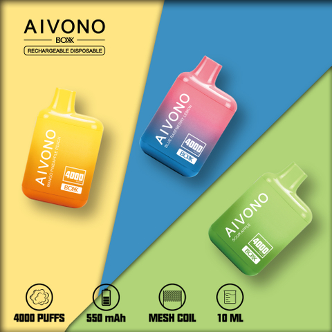 Aivono Aim Boxx 4000 Puffs Disposable Vape Wholesale $3