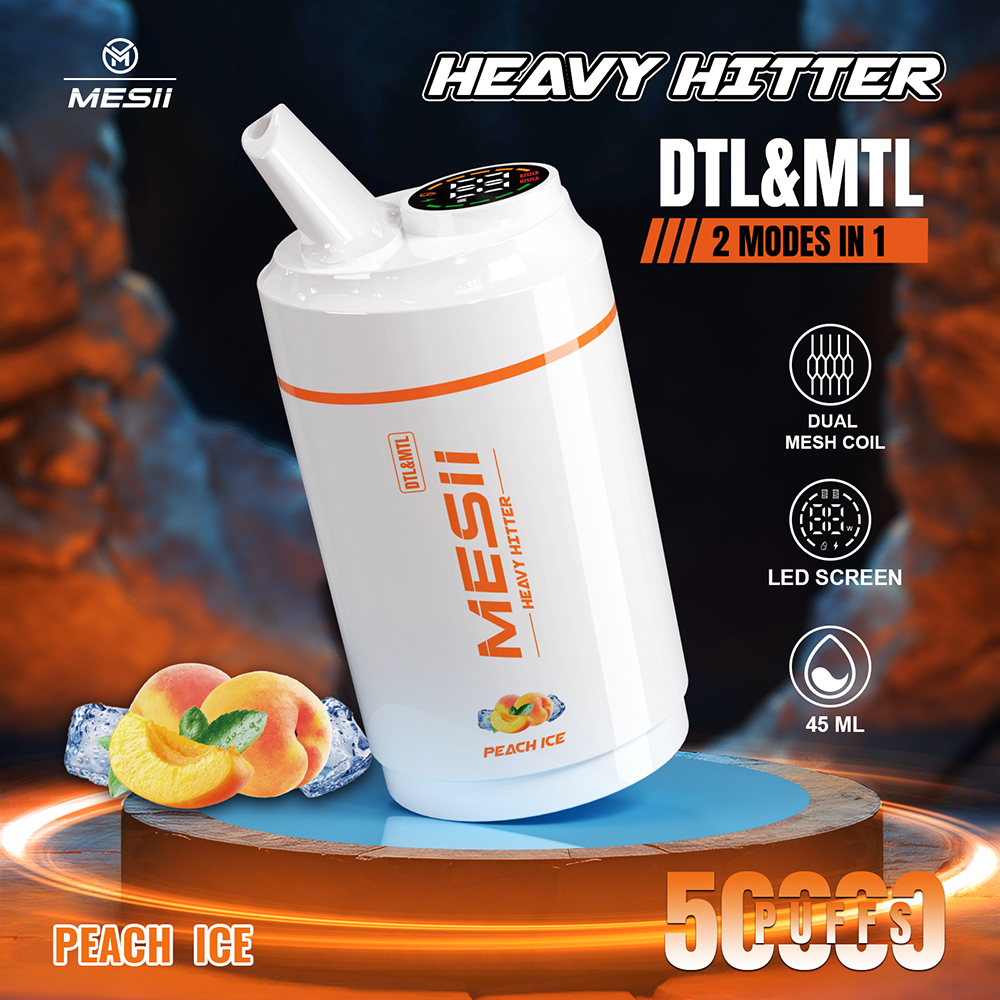 Shisha Hookah Mesii 50000 Puffs 50K DTL&MTL Vapes In Stock