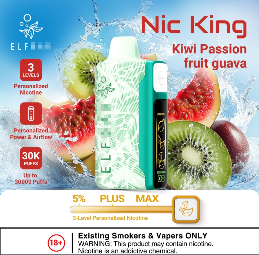 Elfar Iceking Nic King Sweet Sour 30000 Puffs In Eu 