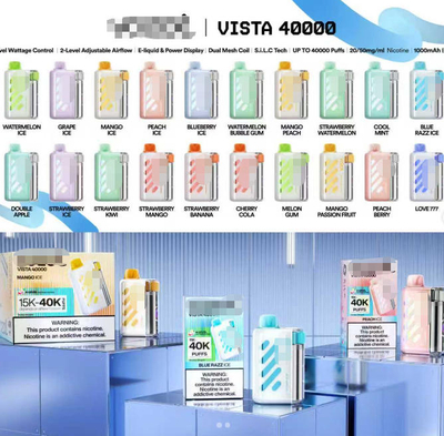 Vozol Vista 40K Puffs 5% Nic Disposable Vapes In Eu Warehouse