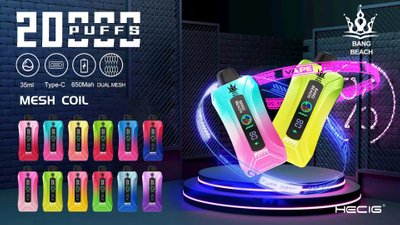 Bang 20000 Puffs 20K Puffbar Display Screen E Vapes