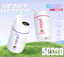 Mesii Shisha Heavy Hitter 50K Puffs DTL&MTL Hookah Vapes