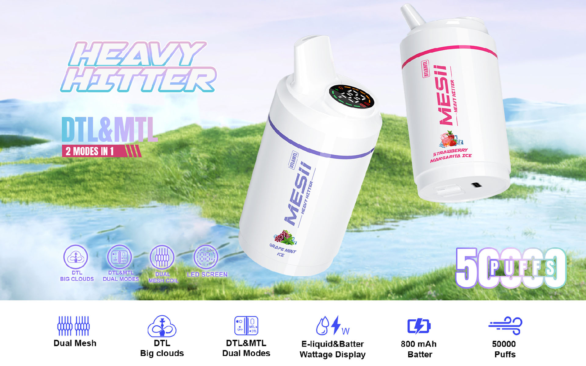 MESII VAPE MTL DTL 50K