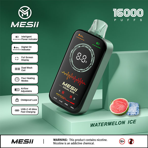 MESII Visual Boxx Watermelon Ice Disposable Vape
