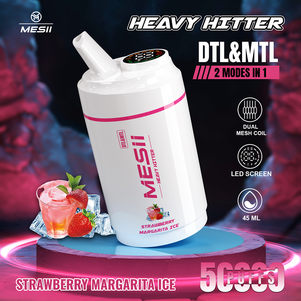 DTL & MTL Mesii Shisha Heavy Hitter 50000 Puffs Disposable Vapes