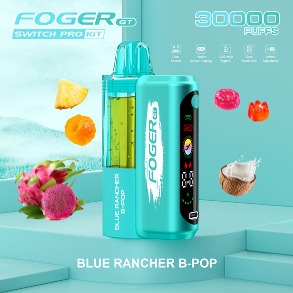  Foger GT Vape Blue Rancher B-POP flavor pod