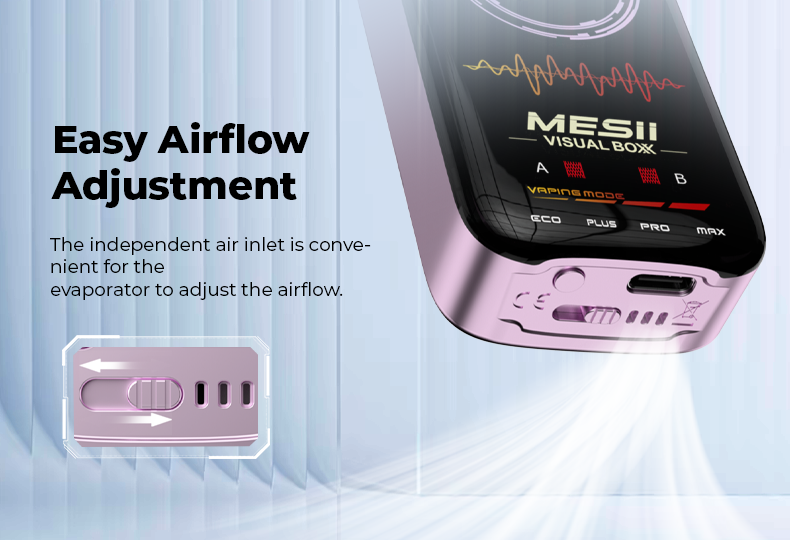 Easy Airflow Adjustment