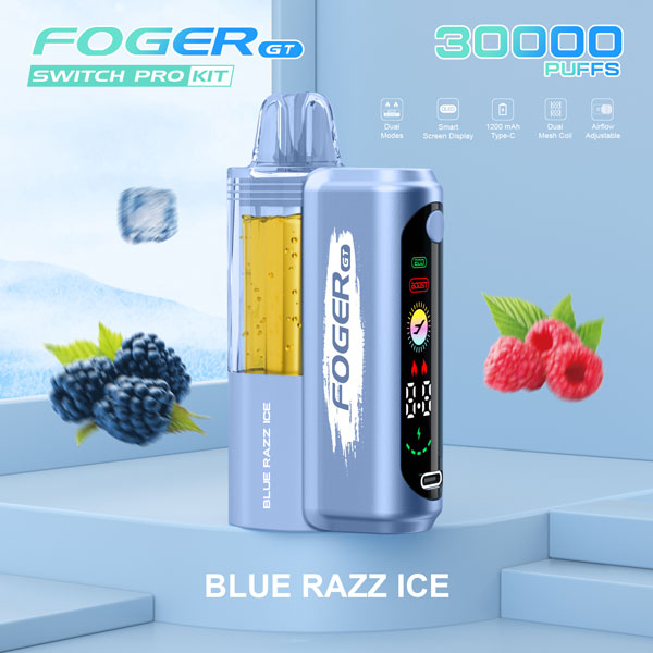 Foger GT Vape Blue Razz Ice