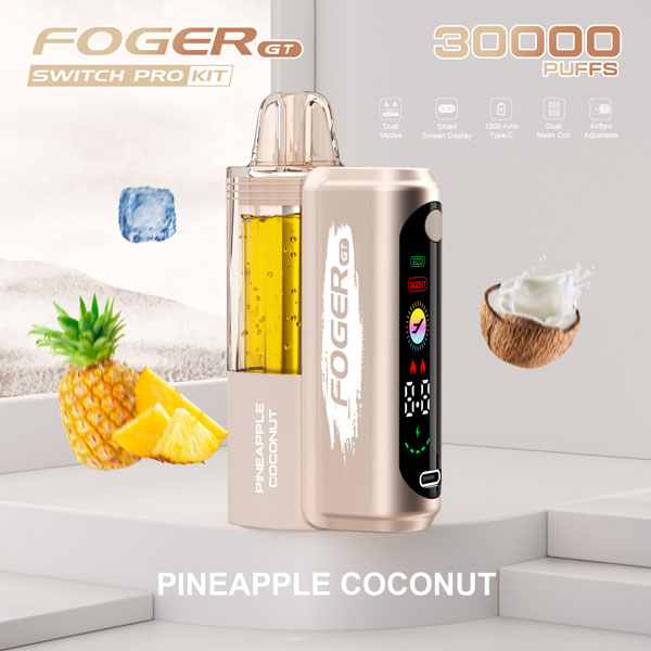  Foger GT Vape Pineapple Coconut flavor pod