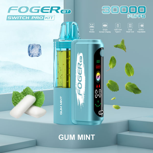  Foger GT Vape Gum Mint flavor pod
