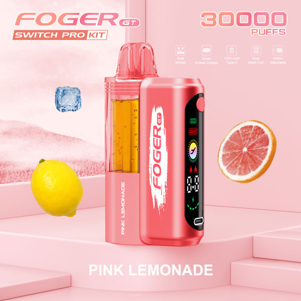  Foger GT Vape Pink Lemonade flavor pod